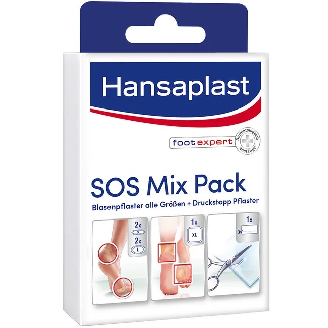 Hansaplast® SOS Mix Pack Blasenbehandlung | Packung á 6 Stück