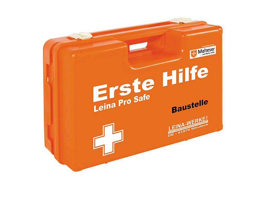 LEINA WERKE Erste Hilfe-Koffer Pro Safe / SAN DIN 13157 | Ausführung: Baustelle