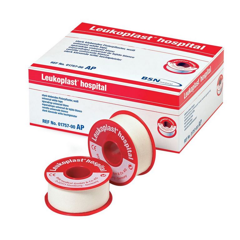 BSN medical Leukoplast® hospital Rollenpflaster | Größe: 1,25 cm x 9,2 m