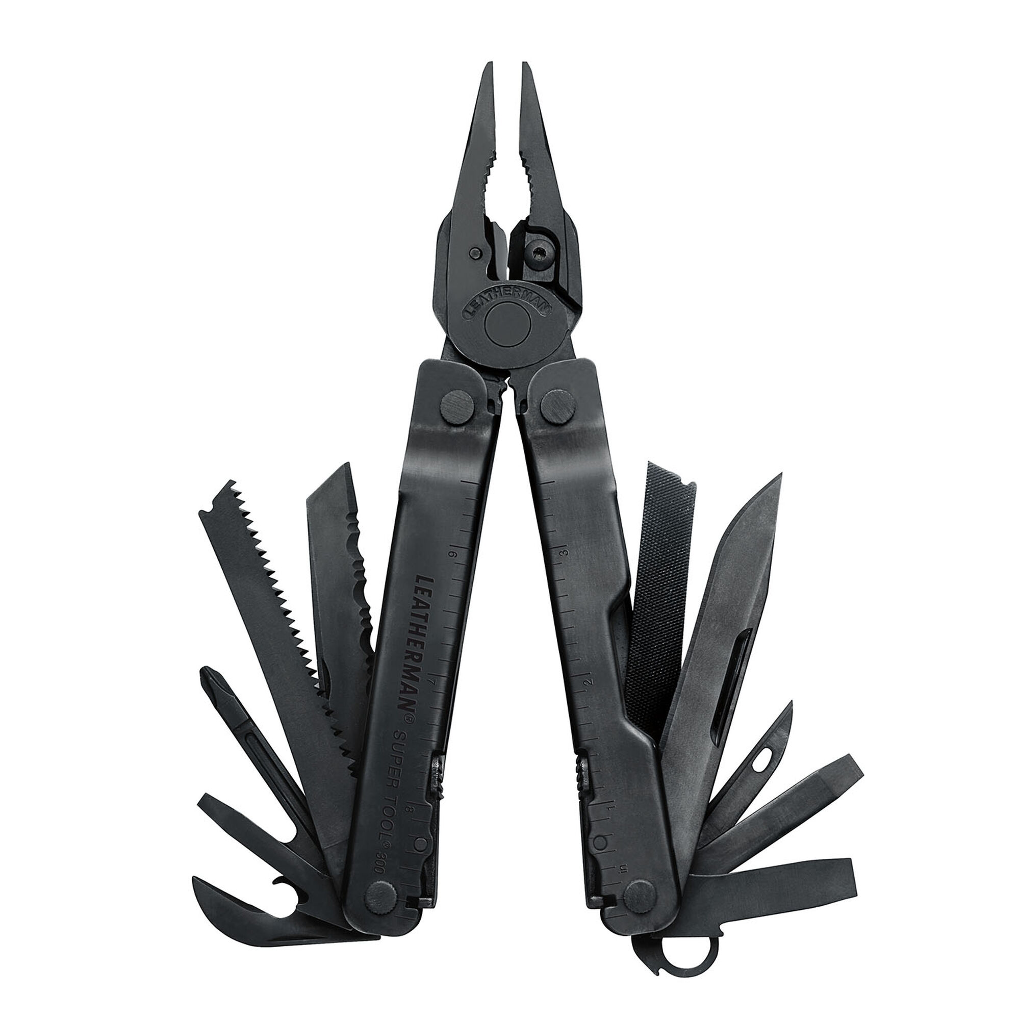 Leatherman® SUPER TOOL® 300 mit 19 Tools | Multitool Large | Farbe: Schwarz