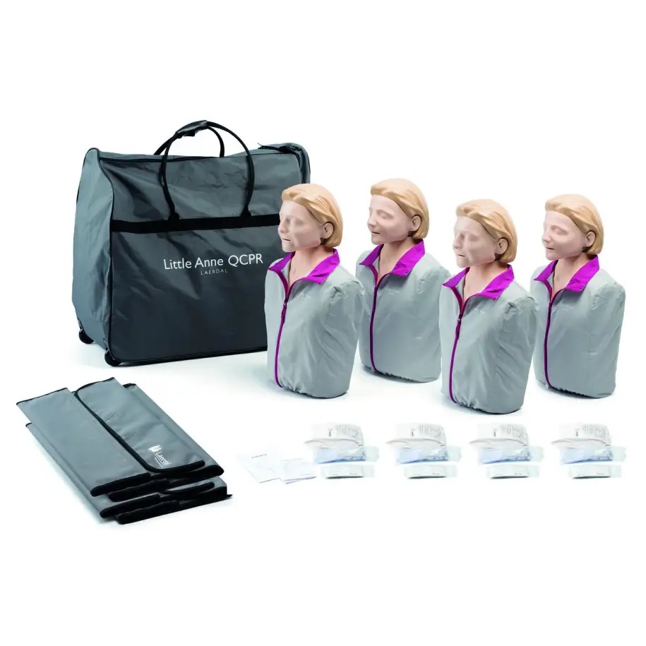 Laerdal® Reanimationspuppe Little Anne™ QCPR | Set mit 4 Stück