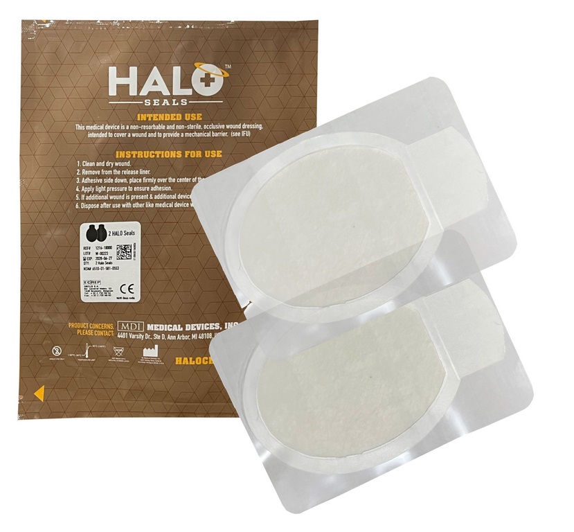 HALO™ Chest Seal™ für offene Thorax Wunden | Packung á 2 Stück