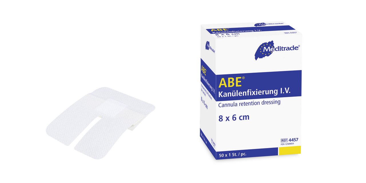 ABE® I.V.-plus Kanülenpflaster / Kanülenfixierpflaster | Packung á 50 Stück