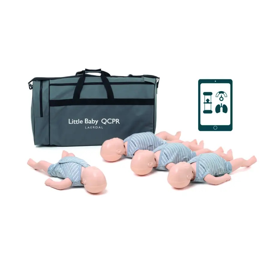 Laerdal® Reanimationspuppe Little Baby™ QCPR mit Feedback-Technologie l 4er Pack