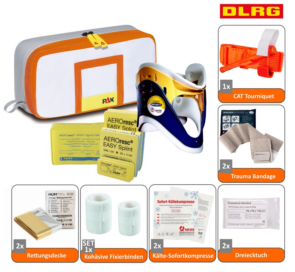 DLRG Füllung / Modul DIN 13155 Immobilisation / Trauma