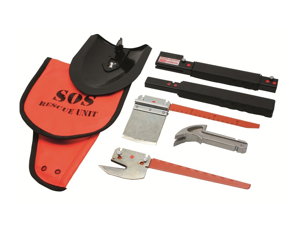 Dönges SOS Rescue-Tool Kit | Multifunktionstool 6-teilig im Holster