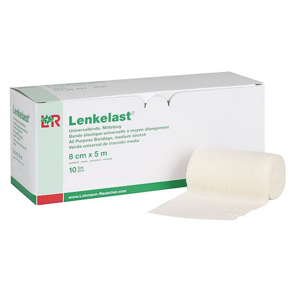 Lohmann &amp; Rauscher Lenkelast® Mittelzügige Universalbinde | Packung á 10 Stück