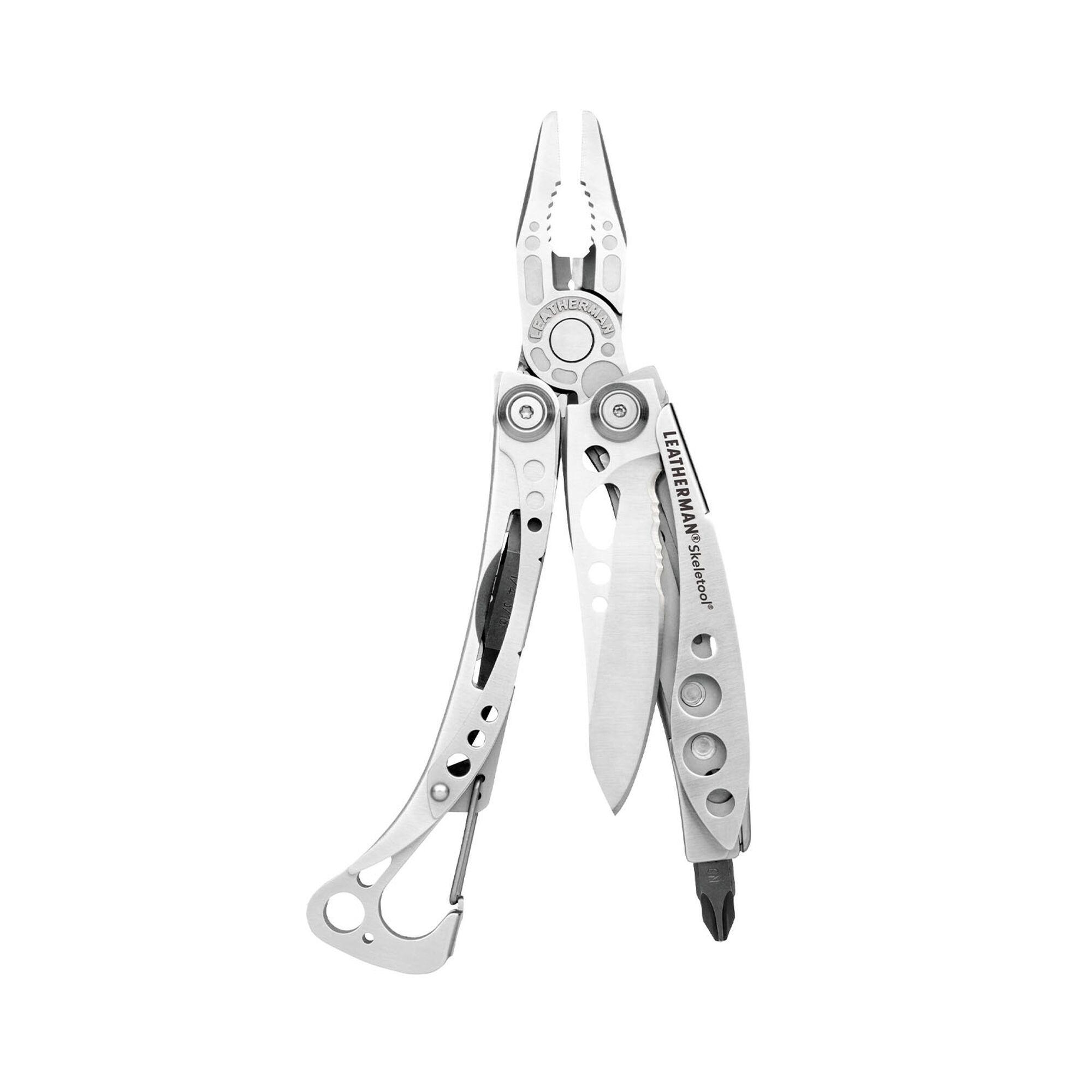 Leatherman® SKELETOOL® mit 7 Tools | Multitool Medium | Farbe: Silber