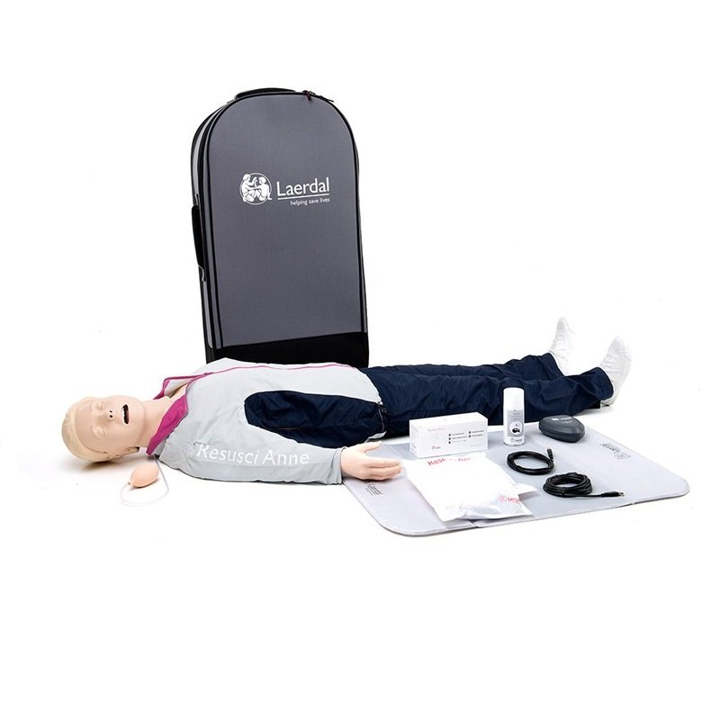 Laerdal® Resusci® Anne QCPR mit Airwaykopf | Ganzkörper in Trolley Koffer