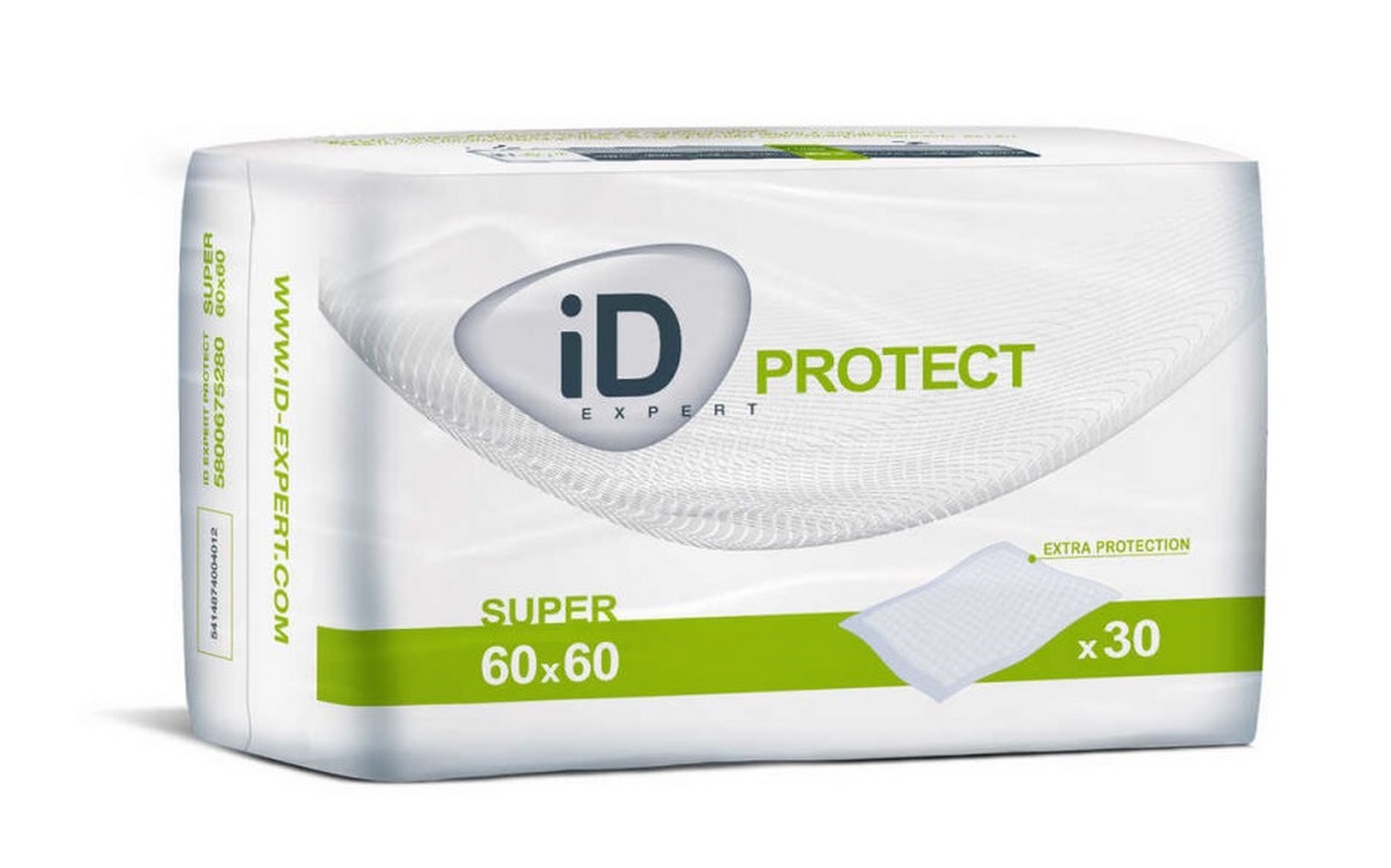 iD Expert Protec Super Krankenunterlagen | Größe: 60 x 60 cm | Packung á 30 Stück