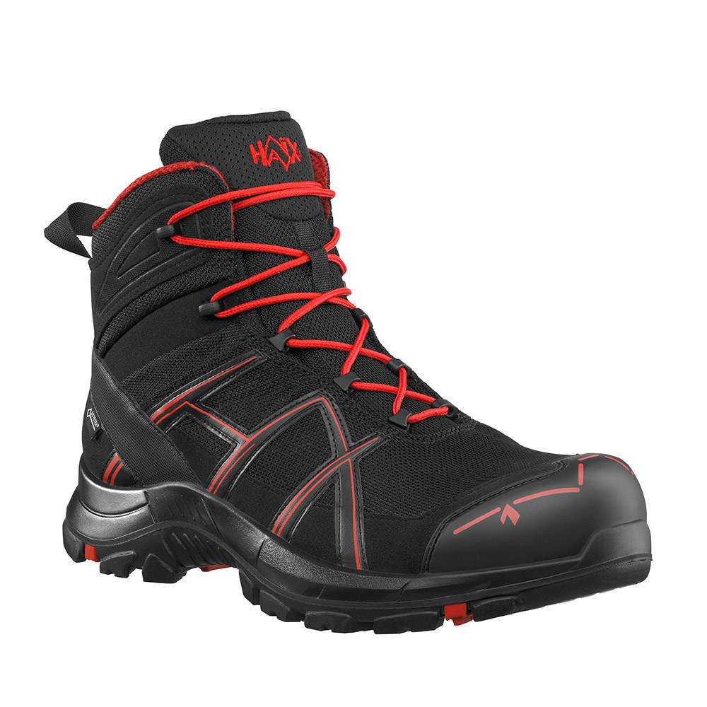 HAIX® Black Eagle® Safety 40.1 MID Arbeitsschuh | Farbe: Black / Red