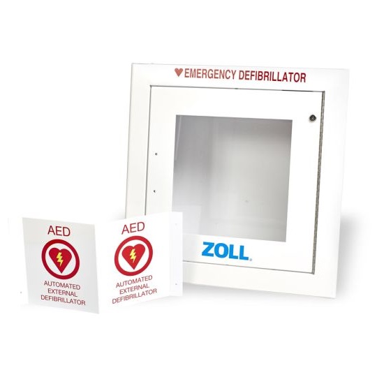 ZOLL® AED Plus® Wandschrank zur Aufbewahrung mit Alarmfunktion | voll eingelassen