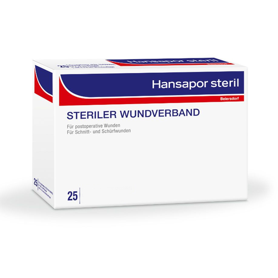 Hansaplast® Hansapor® Wundverband steril | Größenauswahl | Packung á 25 Stück