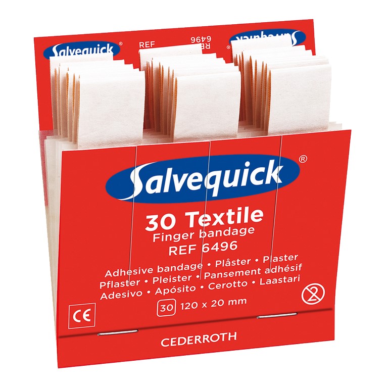 Cederroth® Salvequick® Fingerverband REF 6496 | elastisch | Refill á 30 Stück