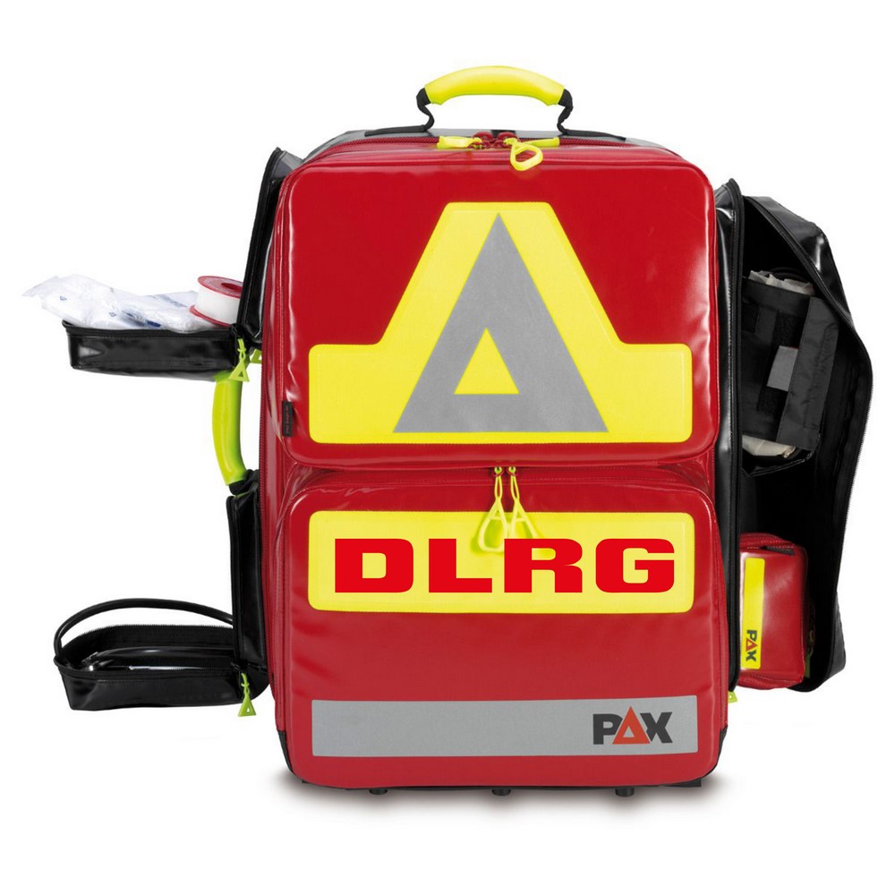 PAX® DLRG Edition Notfallrucksack Wasserkuppe L-ST-FT2 | PAX®-Tec | Farbe: Rot