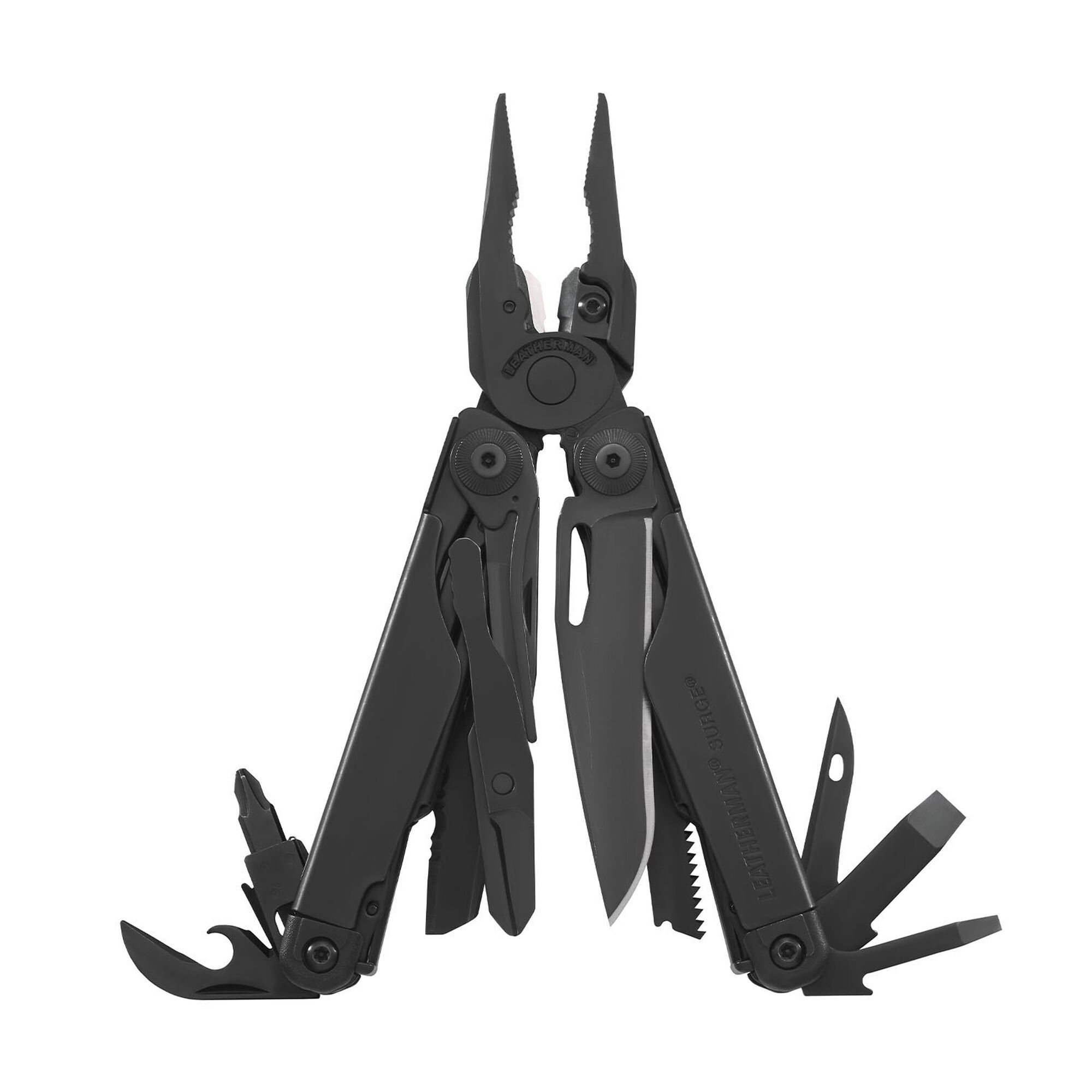 Leatherman® SURGE® mit 21 Tools | Multitool Large | Farbe: Schwarz