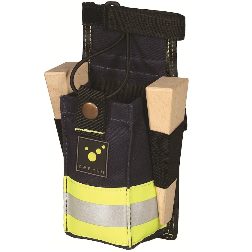 tee-uu® HYBRID Feuerwehr Geräte-Holster | Farbe: Blau