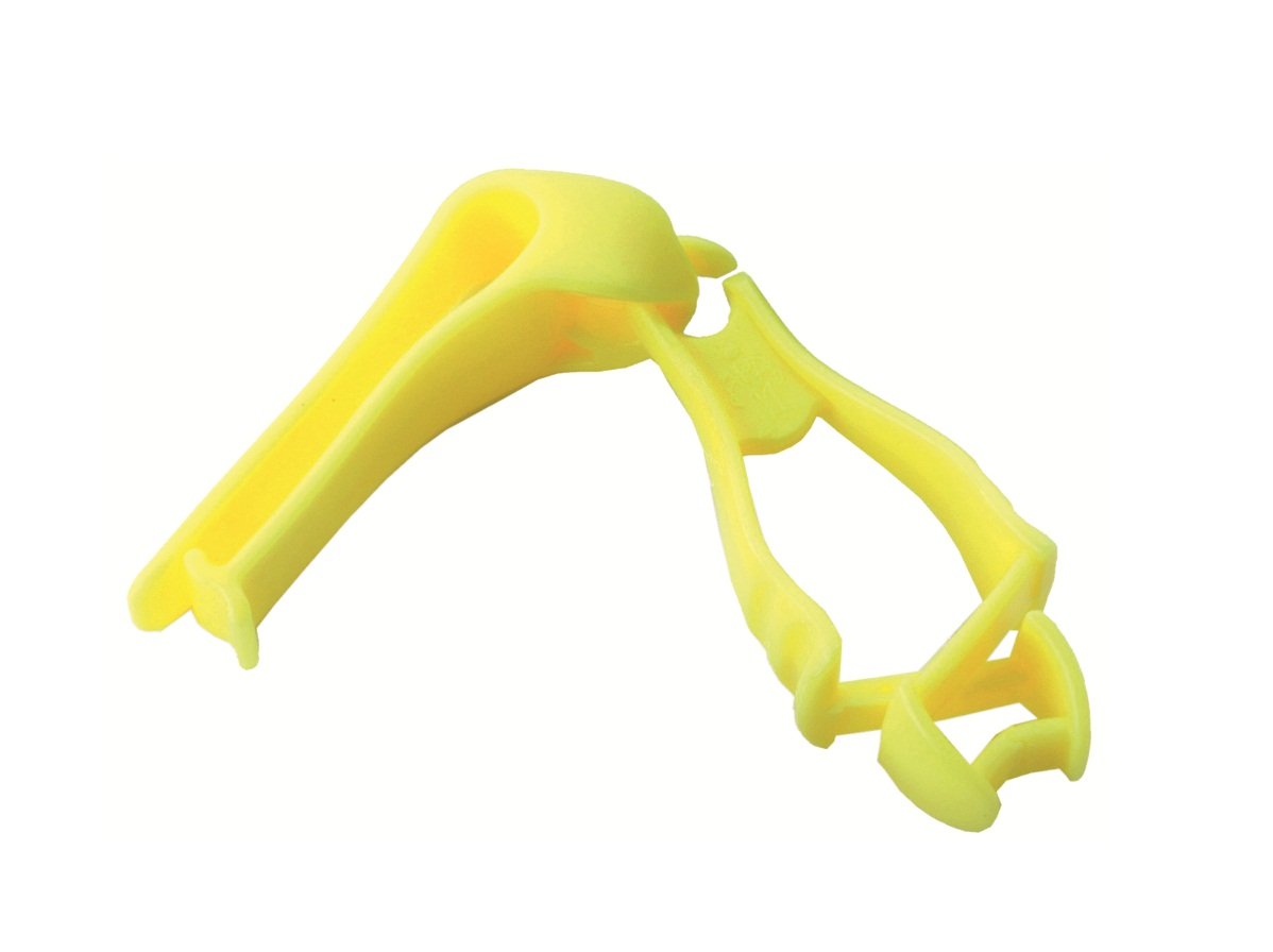 MeierTec Handschuhclip Grabber / Klammer - Farbe: Neongelb