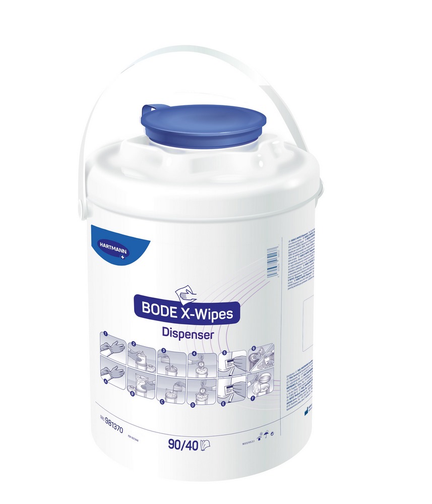 Hartmann BODE X-Wipes Spender mit blauem Deckel