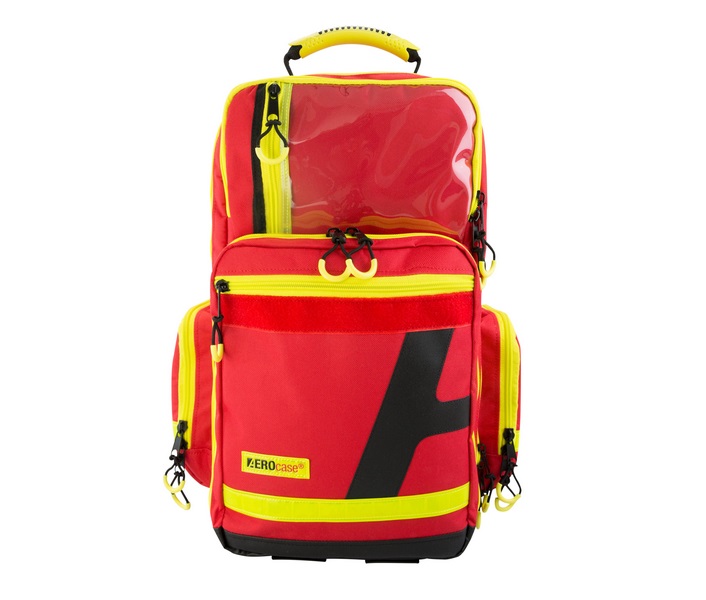 MEIERmed® AEROcase® Notfallrucksack Large | AEROtex®-Dura | Farbe: Rot