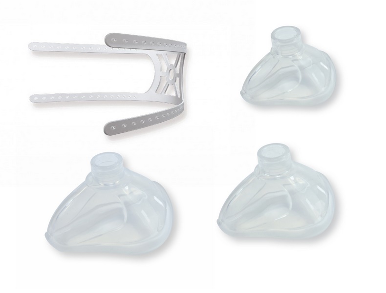 Weinmann CPAP / NIV Mehrwegmaske aus Silikon Set