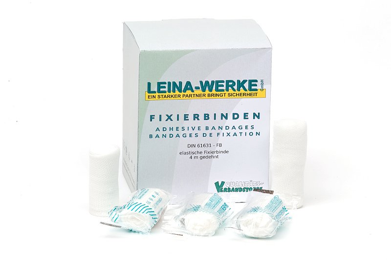 LEINA WERKE elastische Fixierbinde | Größe: 6 cm x 4 m