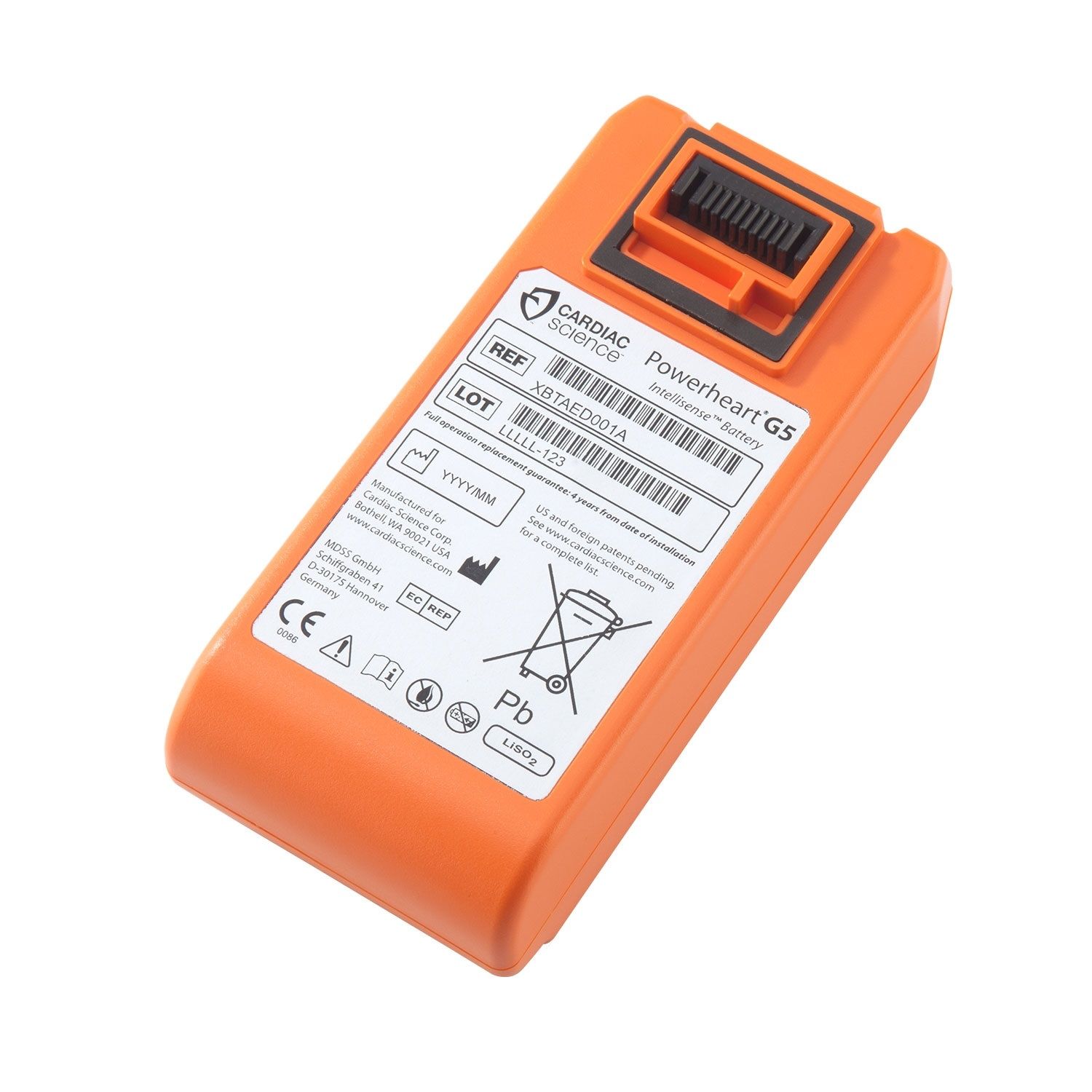 Cardiac Science® PowerHeart® FirstSave G5 AED IntelliSense Lithium Batterie | nicht wiederaufladbar