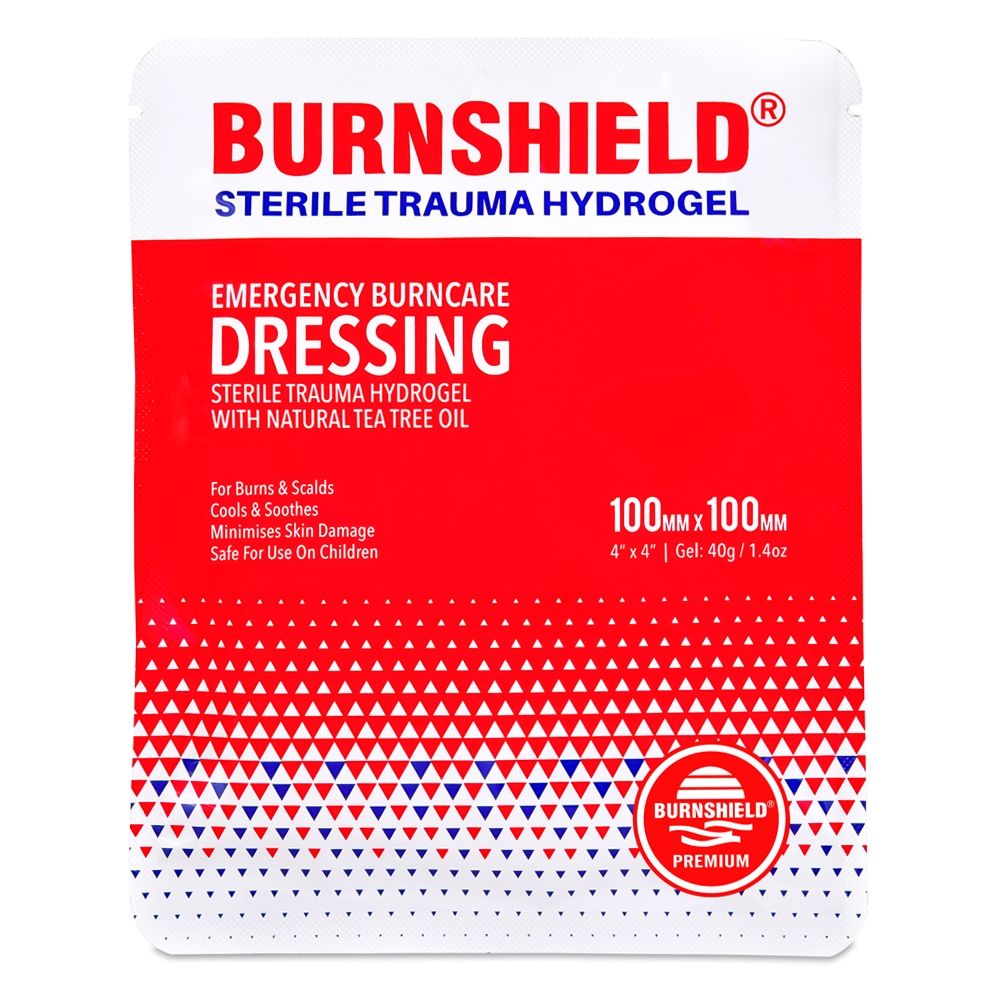 BurnShield® Sterile Kompresse / Brandwundenverband | Größe: 10 x 10 cm