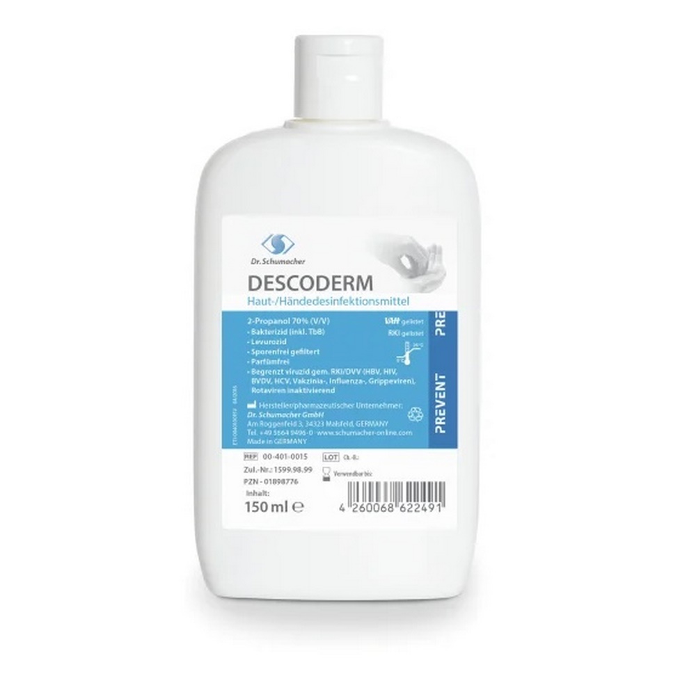 Dr. Schumacher DESCODERM® Hautdesinfektionsmittel | 150 ml Flasche