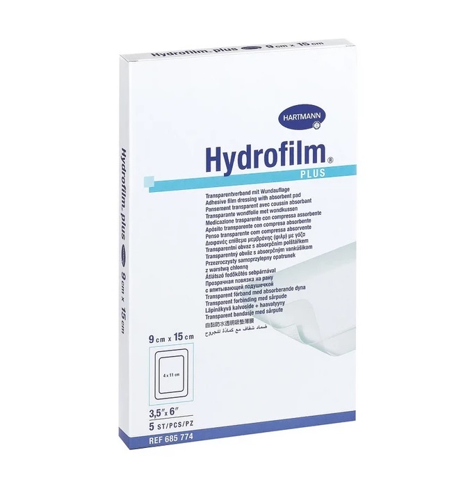 Hartmann Hydrofilm® Plus transparenter Wundverband | Packung á 5 Stück