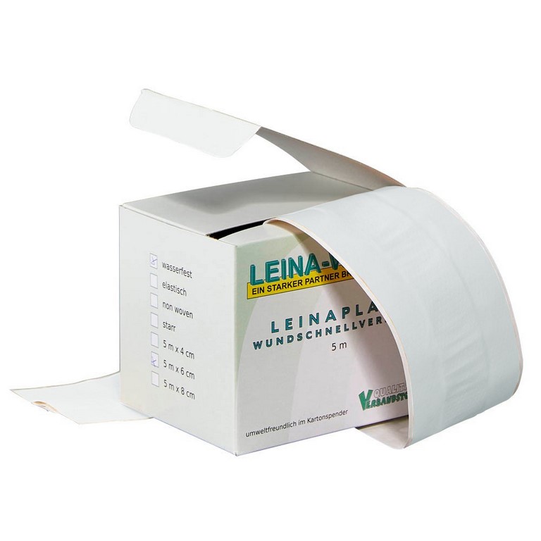 LEINA WERKE Wundschnellverband | non woven | Größe: 8 cm x 5 m