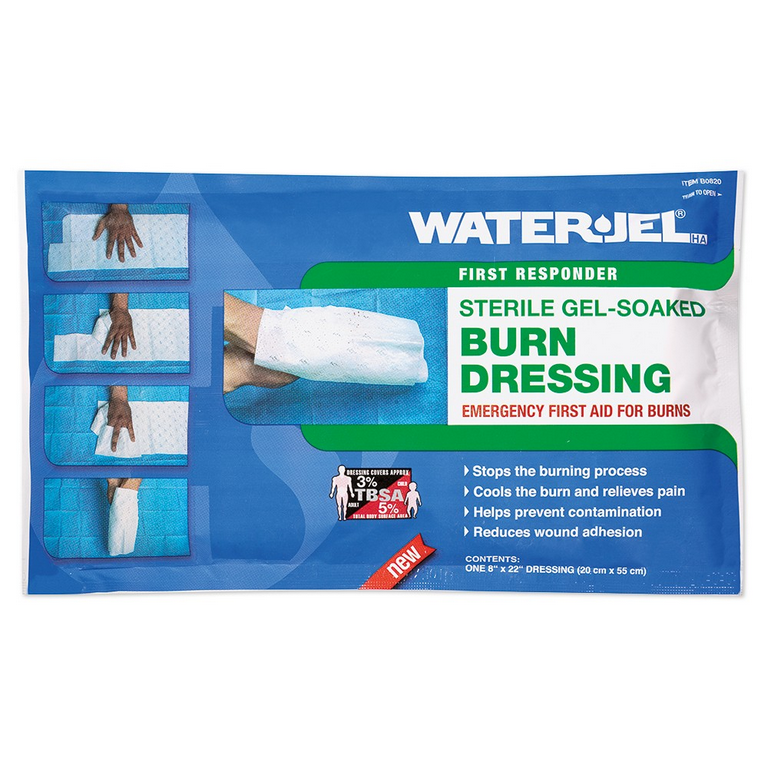 Water Jel® HA First Responder Handkompresse | steril | 20 x 55 cm