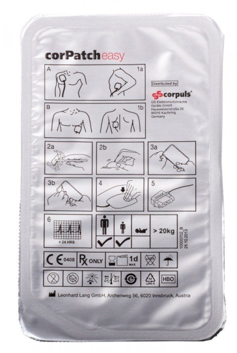 Corpuls® corPatch Easy Defibrillationselektroden für Corpuls³ | Erwachsene