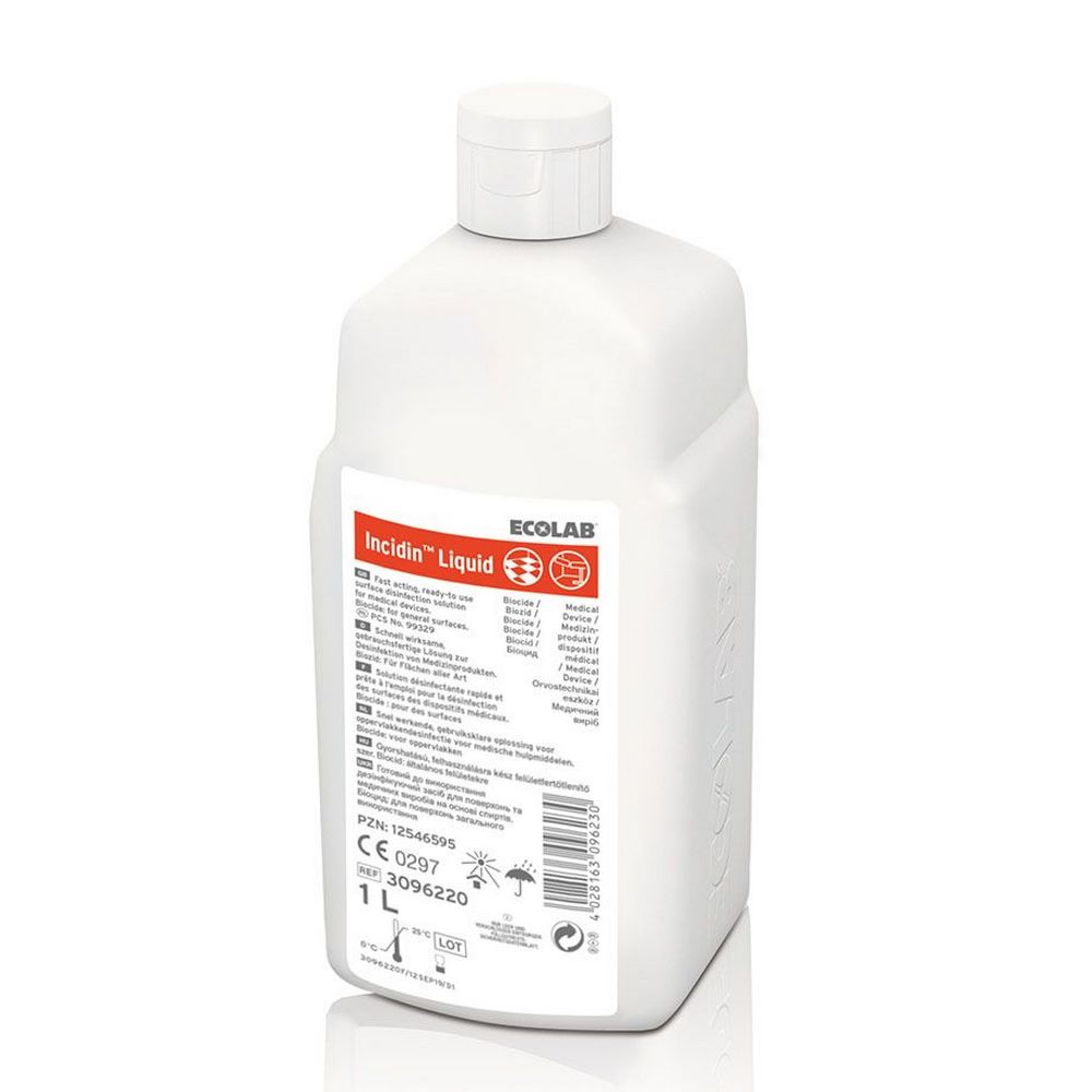 ECOLAB® Incidin™ Liquid Schnelldesinfektion | 1000 ml Flasche ohne Sprühkopf