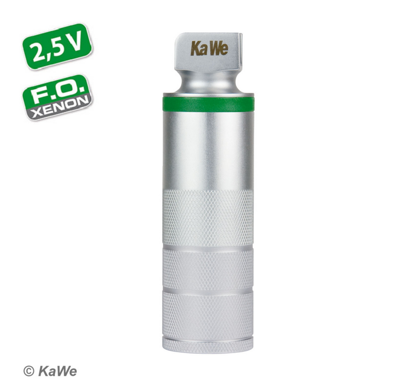 KaWe® Laryngoskop-Griff F.O. Xenon 2,5 V Batteriegriff | Mehrweg | Ausführung: Kurz