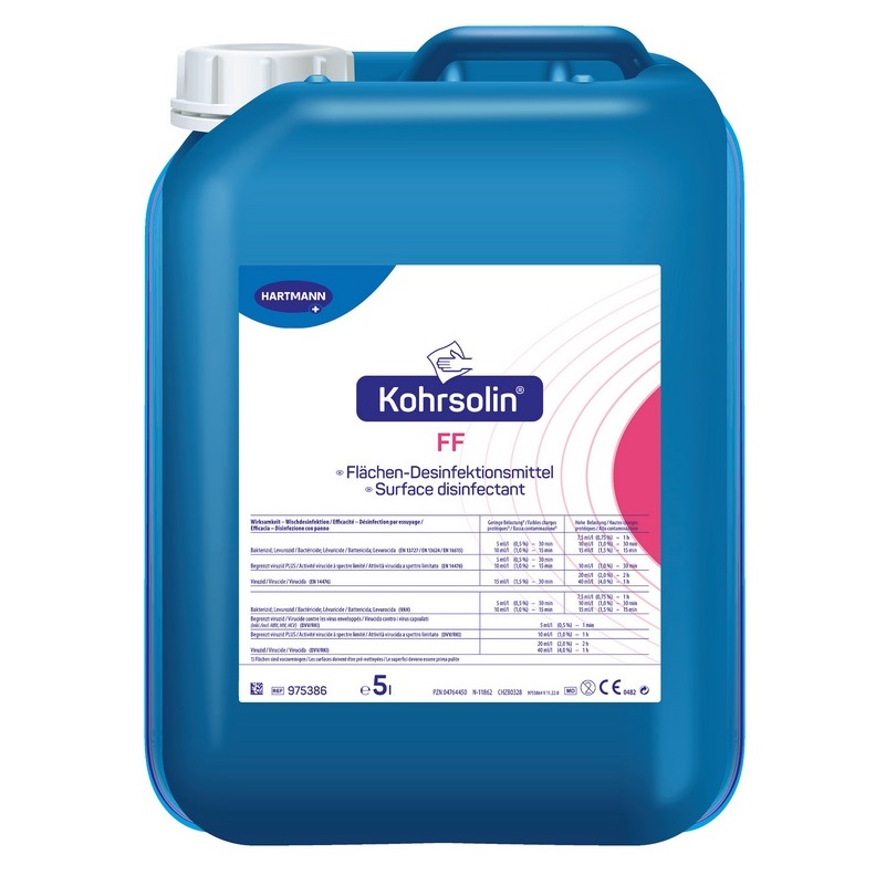 Hartmann Kohrsolin® FF Flächen-Desinfektionsreiniger | 5 Liter Kanister