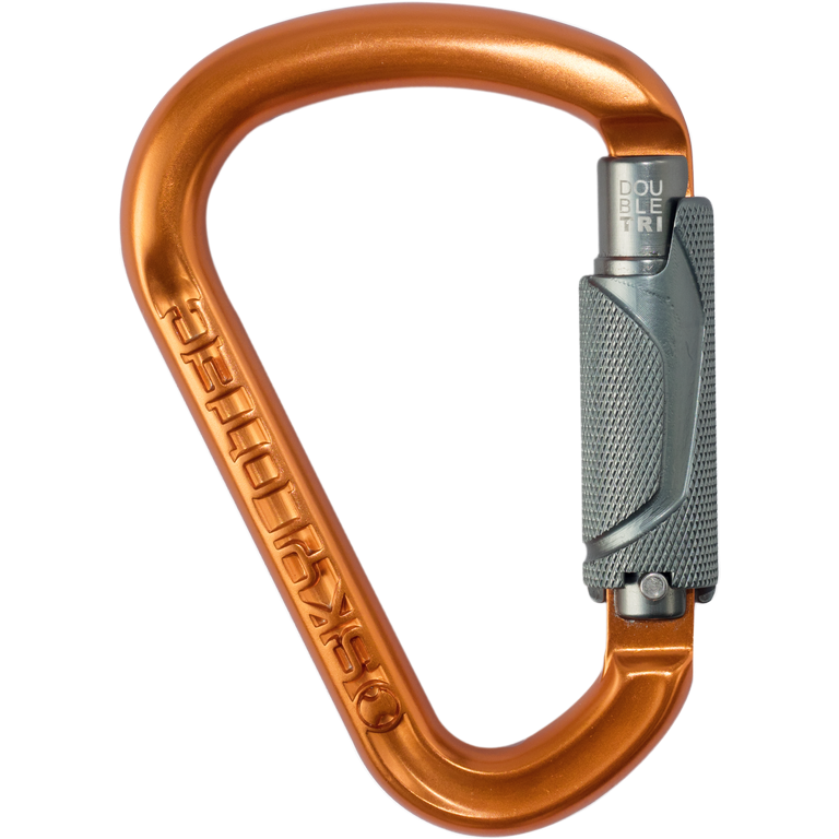 SKYLOTEC DOUBLE TRI Aluminium-Karabiner | Farbe: Orange