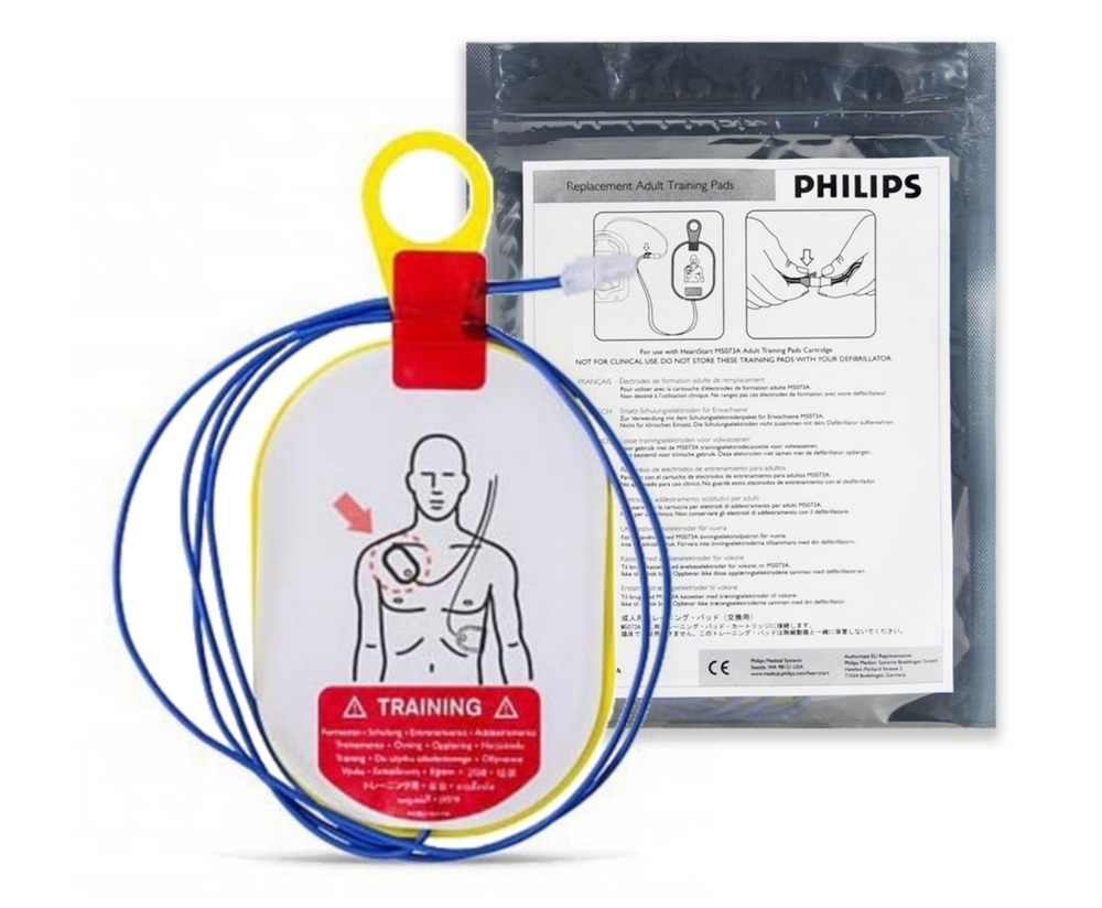 PHILIPS HeartStart HS1 AED Trainer Ersatz-Pads Erwachsene zur Trainingskassette