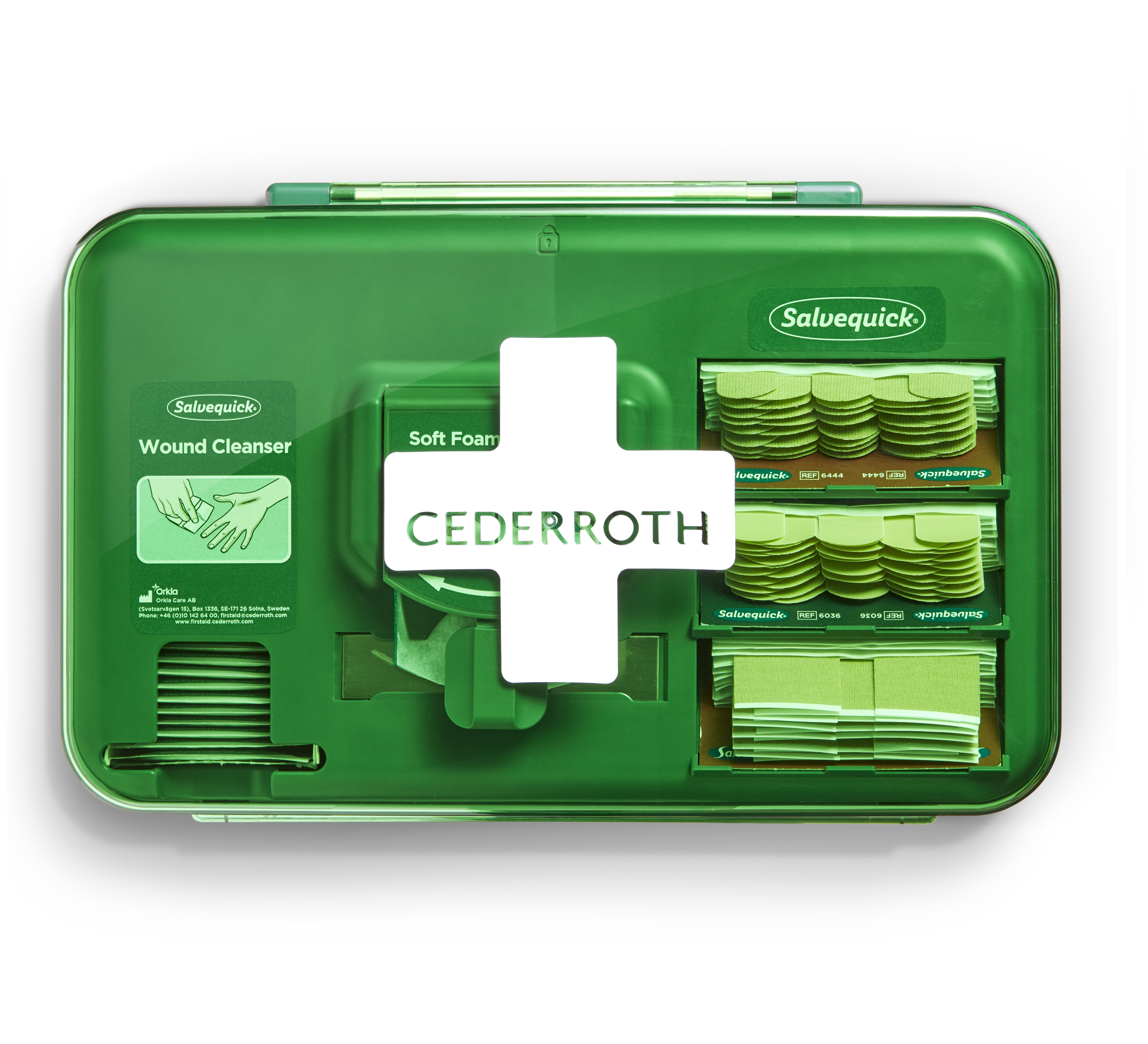 Cederroth® Salvequick® Pflasterspender / Wundversorgungsspender Plus | Set: 149 Teile