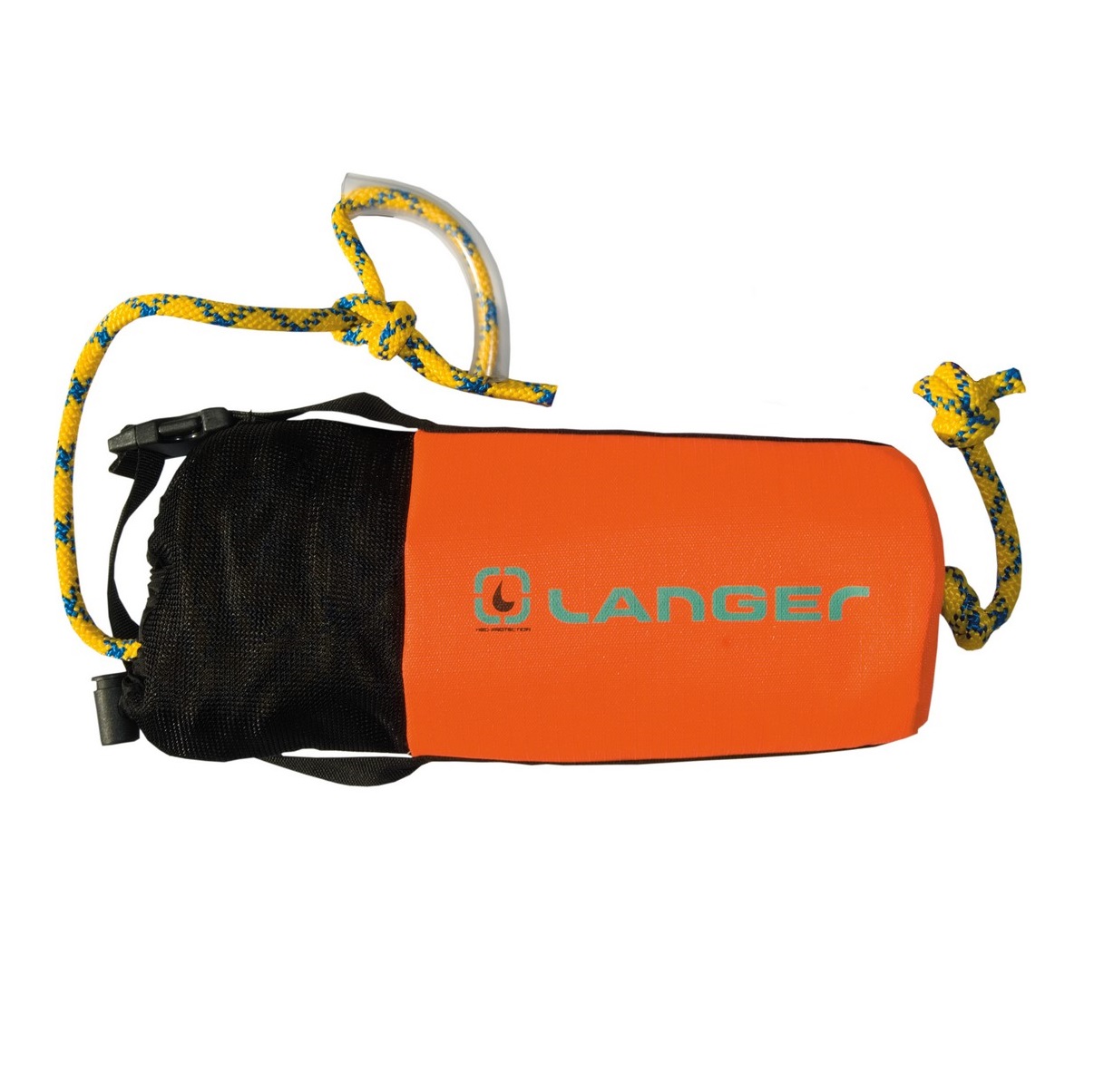 Langer® Wurfsack / Rettungsleine PROFFESSIONAL mit Karabinertasche | Seillänge: 20 Meter