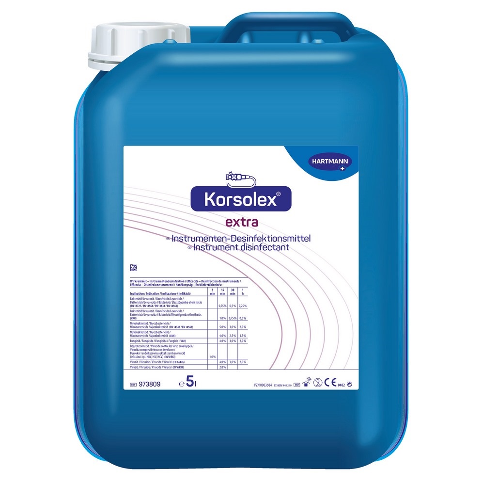 Hartmann Korsolex® extra Instrumentendesinfektionsmittel | 5 Liter Kanister