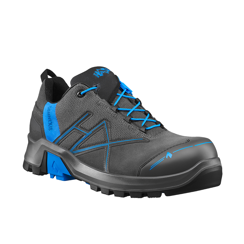 HAIX® CONNEXIS® Safety+ GTX LOW Arbeitsschuh | Farbe: Grey / Blue