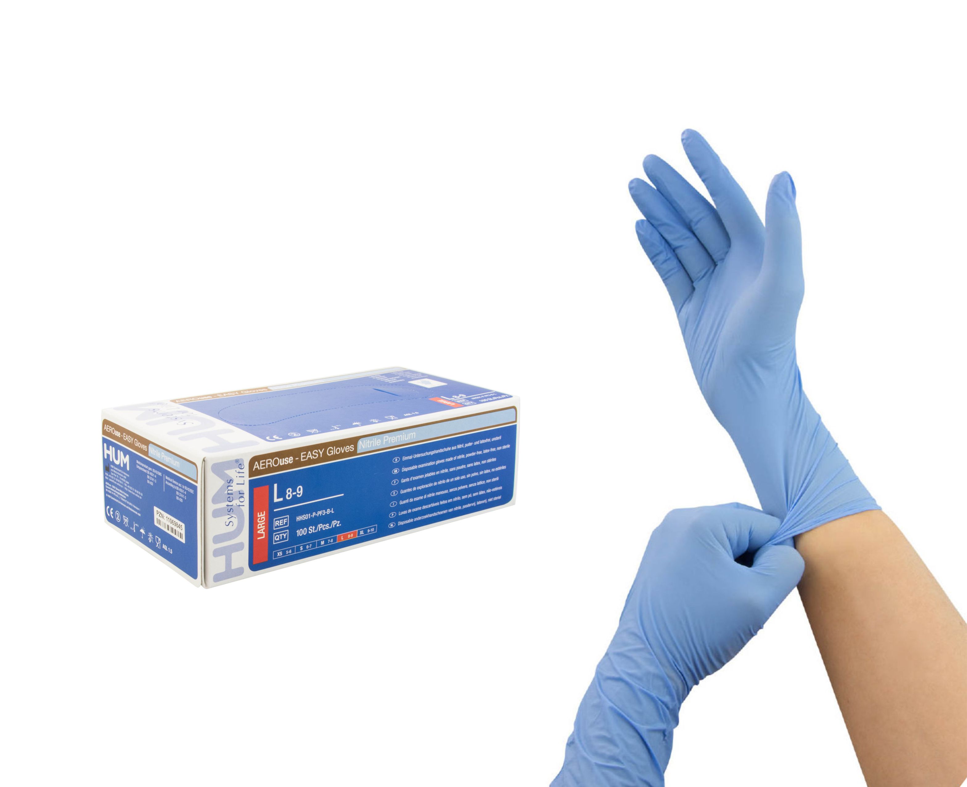 AEROuse® Nitrile Premium Guard | Schutzhandschuhe | Packung á 100 Stück