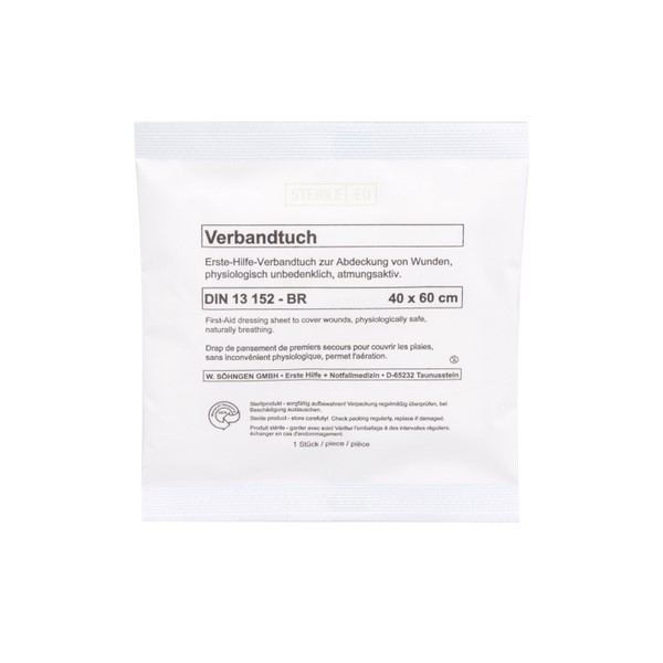 SÖHNGEN® Verbandtuch DIN SO DIN 13152-BR | Größe: 40 cm x 60 cm