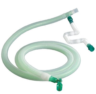 Intersurgical® Uniflow Koaxial Beatmungssystem mit CO2 - Leitung - Länge: 2 Meter - Packung 10 Stück