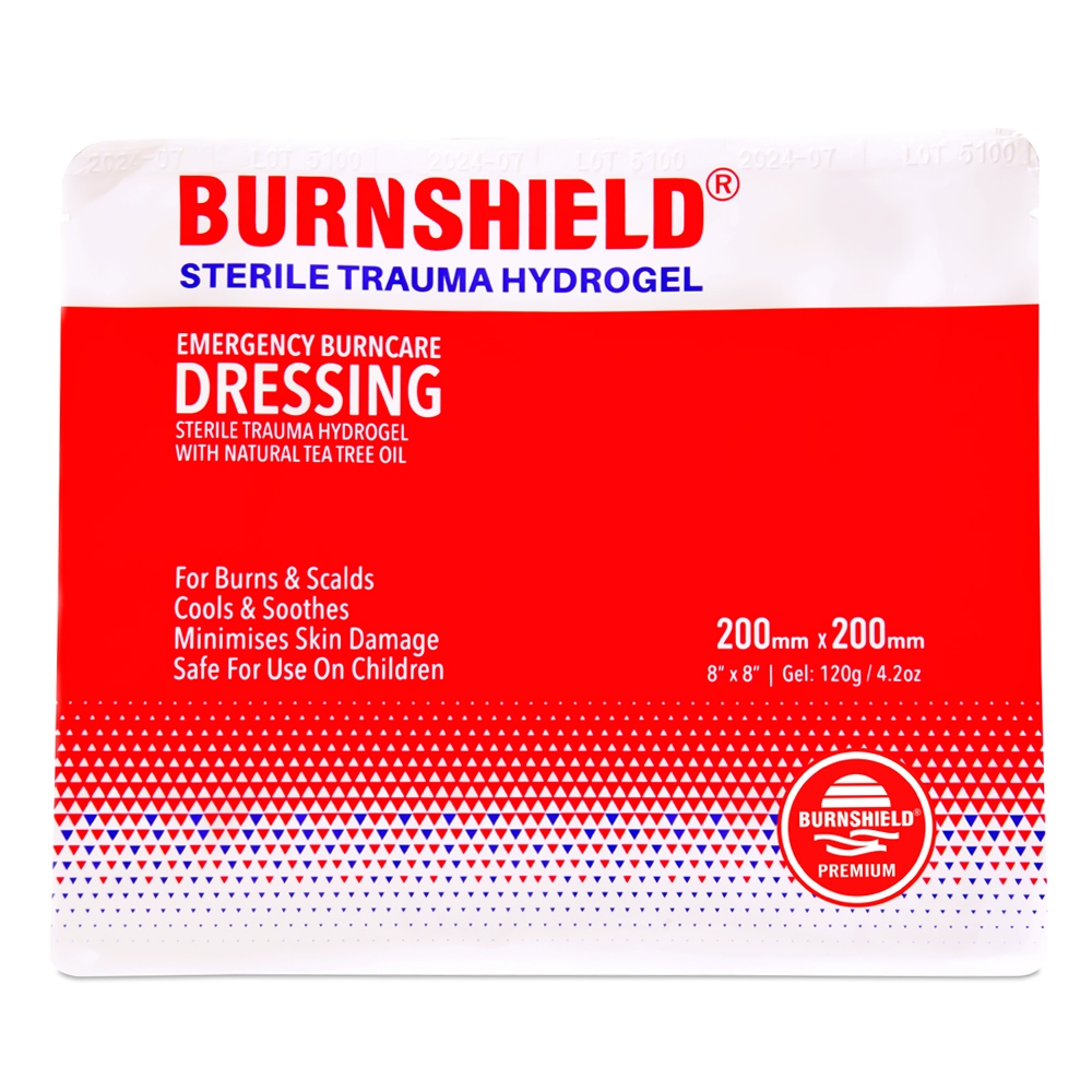 BurnShield® Sterile Kompresse / Brandwundenverband | Größe: 20 x 20 cm