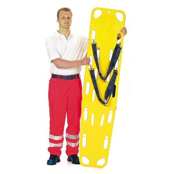 MeierMed Spineboard Economy mit Speed-Clip Fixiergurten - Modell: Erwachsene