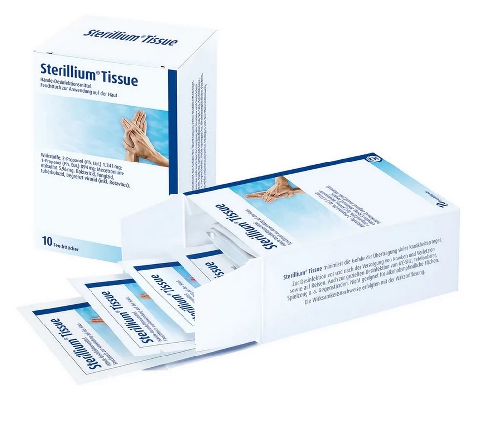 Hartmann Sterillium® Tissue Desinfektionstücher | Packung á 10 Stück