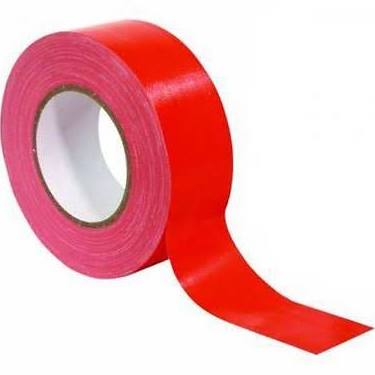 MeierTec Gewebeklebeband - Abmessung: 25m x 38mm - Farbe: Rot