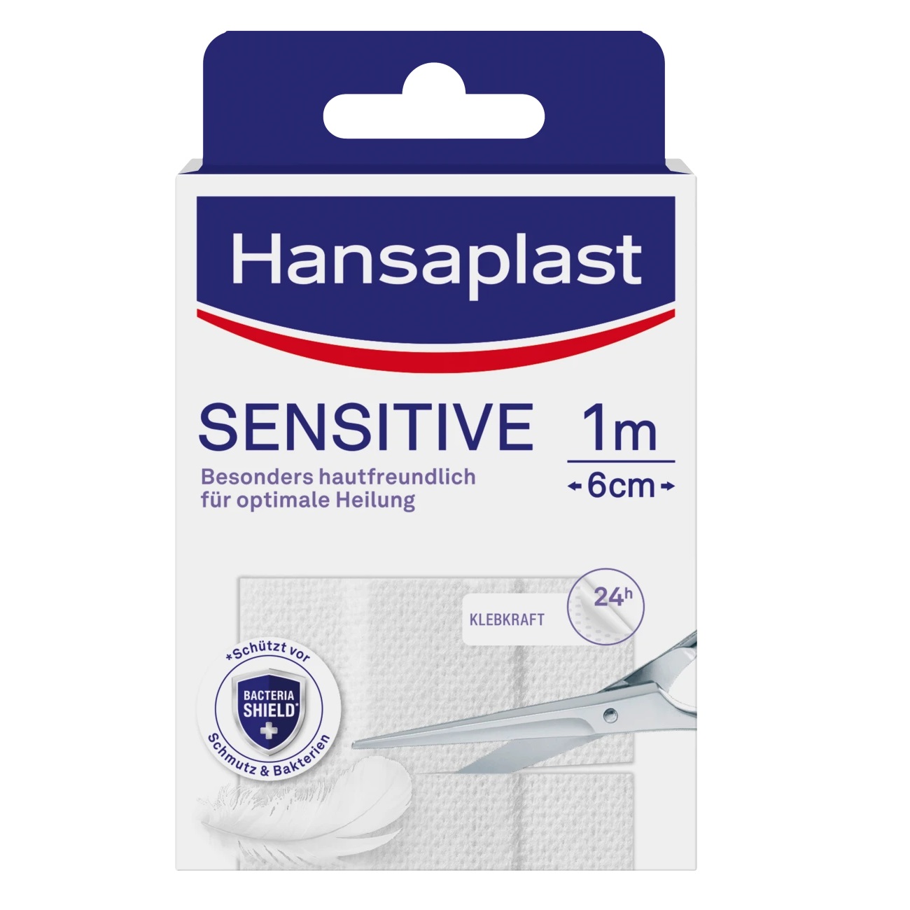 Hansaplast® Sensitive Pflaster Wundschnellverband | Größe: 100 cm x 6 cm